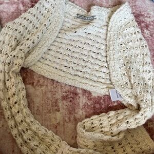 Oversized Crochet Shrug